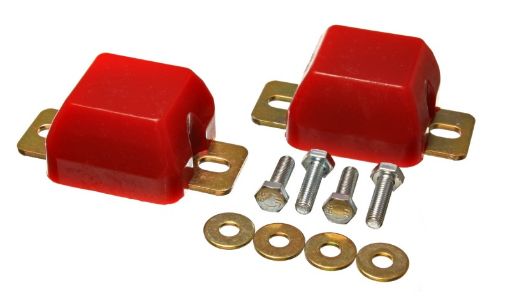Picture of Energy Suspension Rear Axle Bump Stop Set - Red