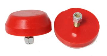 Picture of Energy Suspension 1in Tall Flat Head Bump Stop - Red