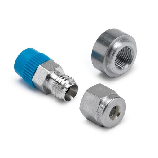 Picture of Autometer 316in Compression - 18in NPT Connector Fitting and Mating 18in NPT Weld Fitting