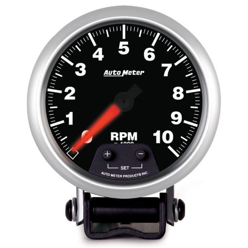 Picture of Autometer Elite Street Progressive Shift Light 3 - 38in Tachometer 0 - 10,000 RPM PED Mount