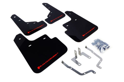 Picture of Rally Armor 14 - 18 Mazda3 Black UR Mud Flap wRed Logo