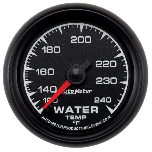 Picture of Autometer ES 52mm 120 - 240 Deg F Mechanical Water Temperature Gauge