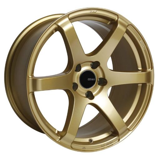 Picture of Enkei T6S 18x8 45mm Offset 5x100 Bolt Pattern 72.6 Bore Gold Wheel