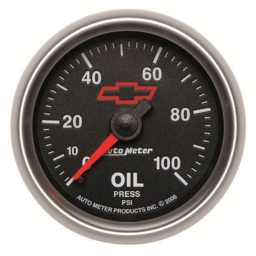 Picture of Autometer Sport - Comp II GM 52mm 0 - 100 PSI Mechanical Oil Pressure Gauge