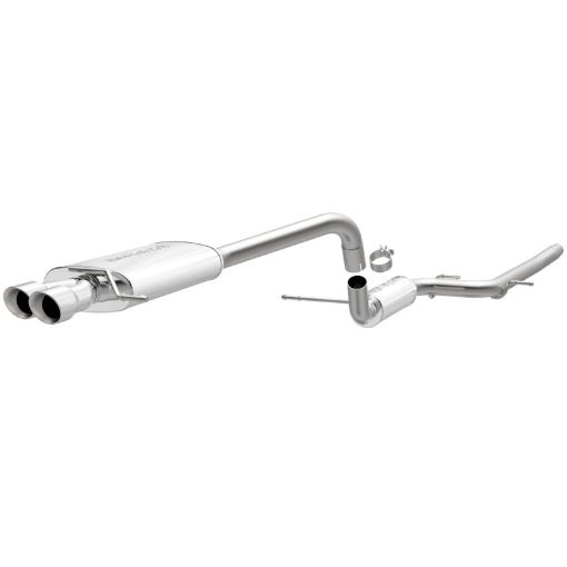 Picture of MagnaFlow Performance Cat - Back Exhaust System Dual Straight Drive Side Rear Exit 11 - 14 VW Jetta 2.0L