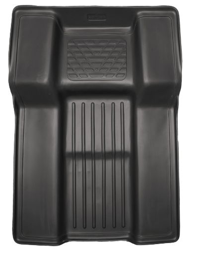 Picture of Husky Liners 07 - 10 GM EscaladeTahoeYukon WeatherBeater Black Walkway (2nd Row Bucket) Floor Liners