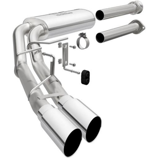 Picture of Magnaflow 15 - 21 Ford F - 150 Street Series Cat - Back Performance Exhaust System - Polished Side Exit