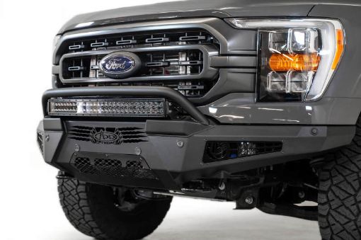 Picture of Addictive Desert Designs 2021 Ford F - 150 HoneyBadger Front Bumper wo Top Hoop