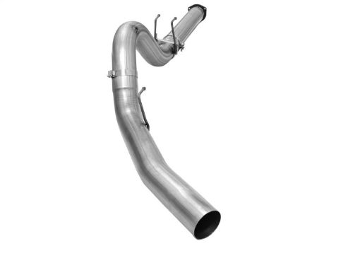 Picture of aFe MACHForce XP Exhaust 5in DPF - Back Stainless Steel Exhaust 2015 Ford Turbo Diesel V8 6.7L No Tip