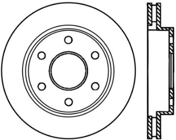 Picture of StopTech 02 - 06 Cadillac Escalade Chevrolet Avalanche 1500 Front Right Slotted Cryo Rotor
