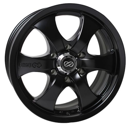 Picture of Enkei M6 Universal Truck SUV 20x9 10mm Offset 6x139.7 Bolt Pattern 108.5mm Bore Black Wheel