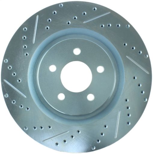 Picture of StopTech Select Sport 07 - 10 Ford Shelby Slotted and Drilled Right Rotor