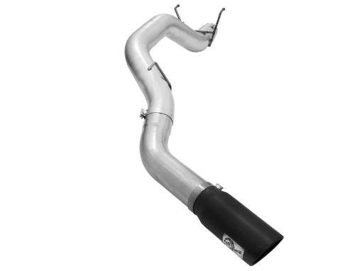 Picture of aFe Atlas 5in DPF - Back Aluminized Steel Exh Dodge RAM Diesel 13 - 14 L6 - 6.7L Mega Cab w Black Tip