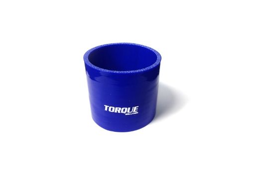 Picture of Torque Solution Straight Silicone Coupler 2.25in Blue Universal