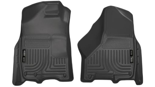 Picture of Husky Liners 09 - 10 Dodge Ram 150025003500 WeatherBeater Front Row Black Floor Liners