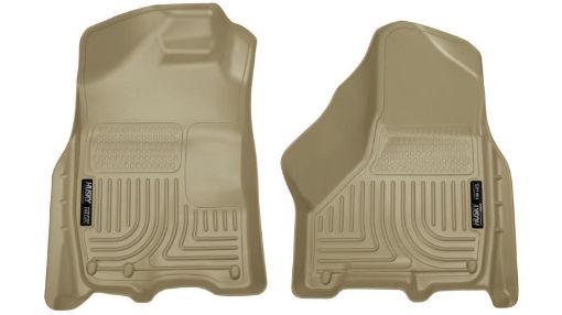 Picture of Husky Liners 09 - 10 Dodge Ram 150025003500 WeatherBeater Front Row Tan Floor Liners