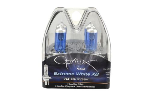 Picture of Hella Optilux 12V 6055W H49003 P43t Extreme White XB Bulb (Pair)