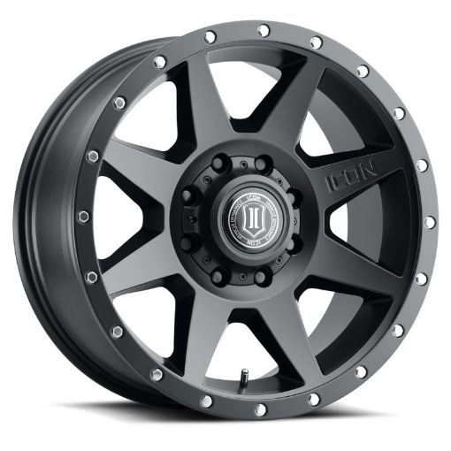 Picture of ICON Rebound 20x9 8x170 6mm Offset 5.25in BS Satin Black Wheel