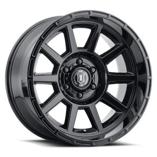 Picture of ICON Recoil 20x10 6x135 - 24mm Offset 4.5in BS Gloss Black Wheel