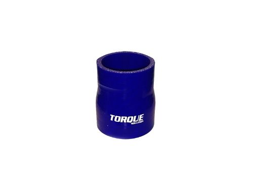 Picture of Torque Solution Transition Silicone Coupler 2 inch to 2.25 inch Blue Universal