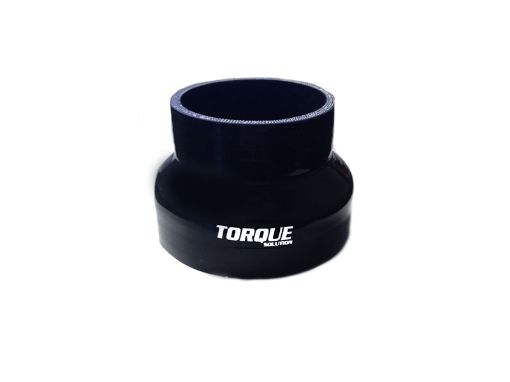 Picture of Torque Solution Transition Silicone Coupler 3 inch to 4 inch Black Universal