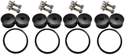 Picture of Torque Solution Billet Bumper Quick Release Kit Combo (Black) Universal