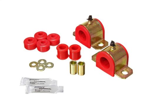 Picture of Energy Suspension 91 - 97 Toyota Land Cruiser FJ80 Rear Sway Bar Bushing Set 25mm - Red
