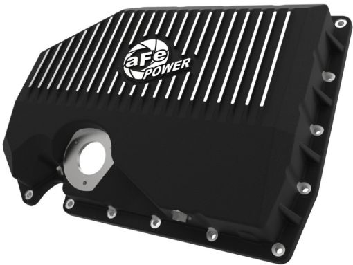 Picture of aFe 05 - 19 VW 1.8L2.0L w Oil Sensor Engine Oil Pan Black POWER Street Series w Machined Fins