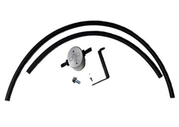 Picture of JampL 16 - 24 Infiniti Q50Q60 3.0T Oil Separator 3.0 Driver Side - Clear Anodized