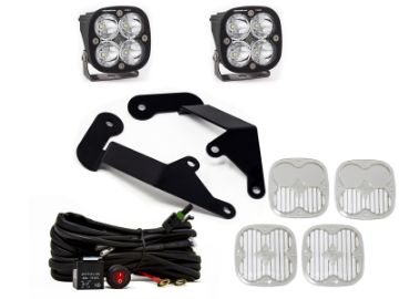 Picture of Baja Designs 21 Ford Bronco Sport Squadron Pro Spot LED Light Pods - Clear