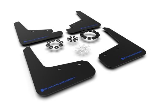 Picture of Rally Armor 20 - 24 Tesla Model Y Black UR Mud Flap wBlue Logo