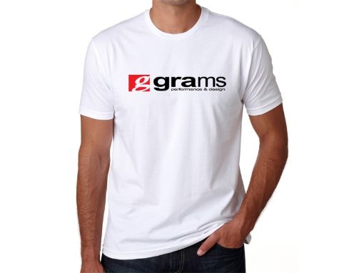 Picture of Grams Performance and Design Logo White T - Shirt - XL