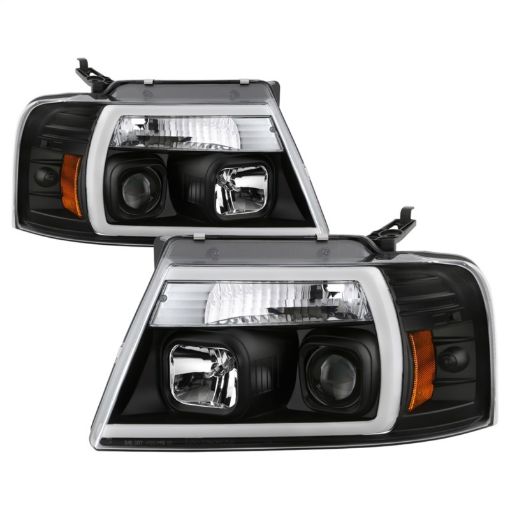 Picture of Spyder Ford F - 150 04 - 08 High - Power LED Headlights - Black PRO - YD - FF15004PL - BK
