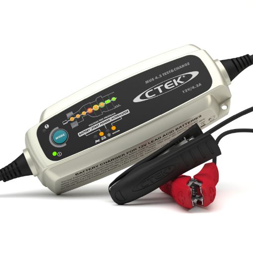 Picture of CTEK Battery Charger - MUS 4.3 Test Charge - 12V