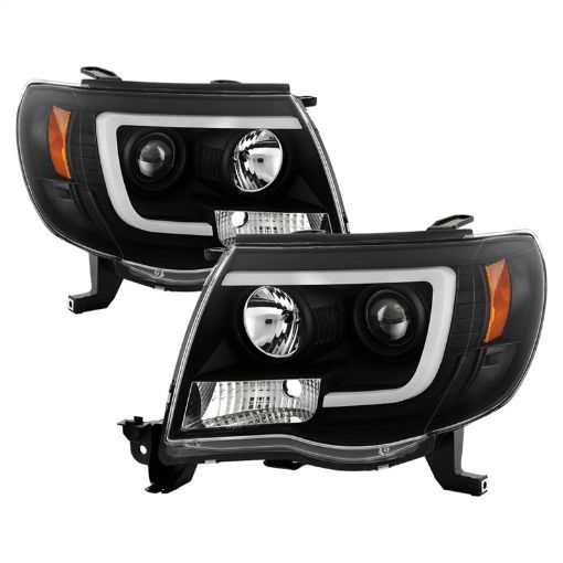 Picture of Spyder Toyota Tacoma 05 - 11 V2 High - Power LED Headlights - Black PRO - YD - TT05PL - BK