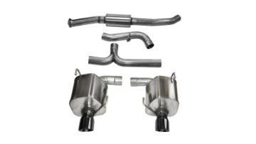 Picture of Corsa 08 - 10 Subaru Impreza WRX Sedan 2.5L Turbo Manual 3in Sport Cat - Back Exhaust w4in Blac