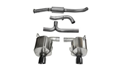 Picture of Corsa 08 - 10 Subaru Impreza WRX Sedan 2.5L Turbo Manual 3in Sport Cat - Back Exhaust w4in Blac