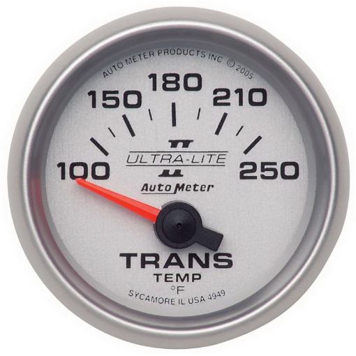 Picture of Autometer Ultra - Lite II 52mm 100 - 250 Deg F Short Sweep Electric Transmission Temperature Gauge