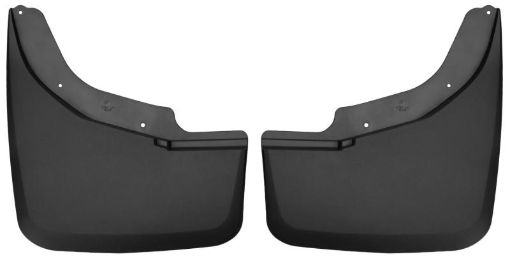 Picture of Husky Liners 15 Chevrolet Silverado 3500 HD Black Dually Rear Mud Guards