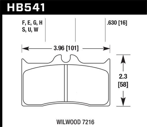 Picture of Hawk Wilwood DTC - 70 Brake Pads