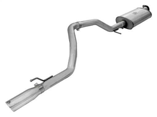 Picture of aFe MACHForce XP Cat - Back Exhaust Stainless Polished Tip 06 - 09 Jeep Commander V8 4.7L 2WD 4WD