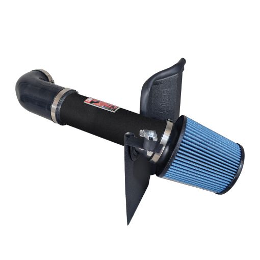 Picture of Injen 11 - 19 Dodge Challenger Hemi 5.7L V8 Wrinkle Black Power - Flow Air Intake System wHeat Shield