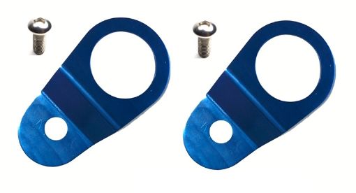 Picture of Torque Solution Radiator Mount Combo (Blue) Mitsubishi Evolution 789