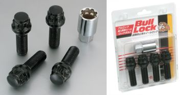 Picture of Project Kics Black Kics Bull Lock Bolt 12X1.50 35Mm Black