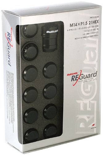 Picture of Project Kics 2122HEX Black Bull Lock Re Guard - 14X1.50