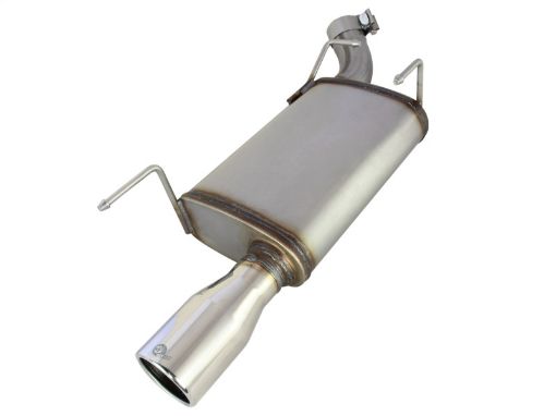 Picture of aFe Axle - Back Exhaust 2.5in 409SS wPolished Tip 05 - 09 Ford Mustang V6 4.0L