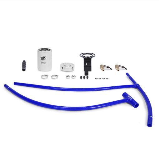 Picture of Mishimoto 03 - 07 Ford 6.0L Powerstroke Coolant Filtration Kit - Blue