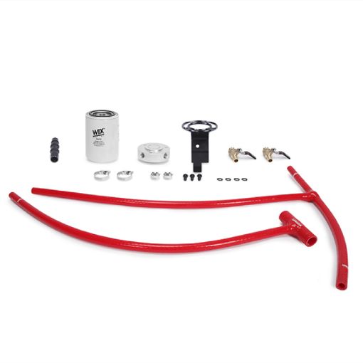Picture of Mishimoto 03 - 07 Ford 6.0L Powerstroke Coolant Filtration Kit - Red