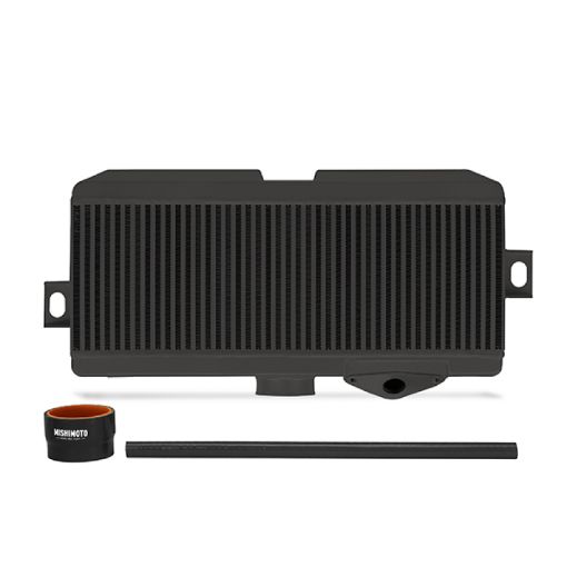 Picture of Mishimoto Subaru 08 - 15 WRX STi Top - Mount Intercooler Kit - Powder Coated Black Black Hoses