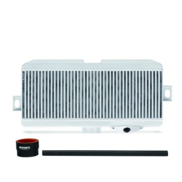 Picture of Mishimoto Subaru 08 - 15 WRX STi Top - Mount Intercooler Kit - Powder Coated Silver Black Hoses